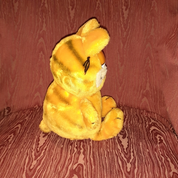 Vintage Dankin Garfield Plush Stuffed Animal 1978/1981 Sitting - Picture 3 of 9